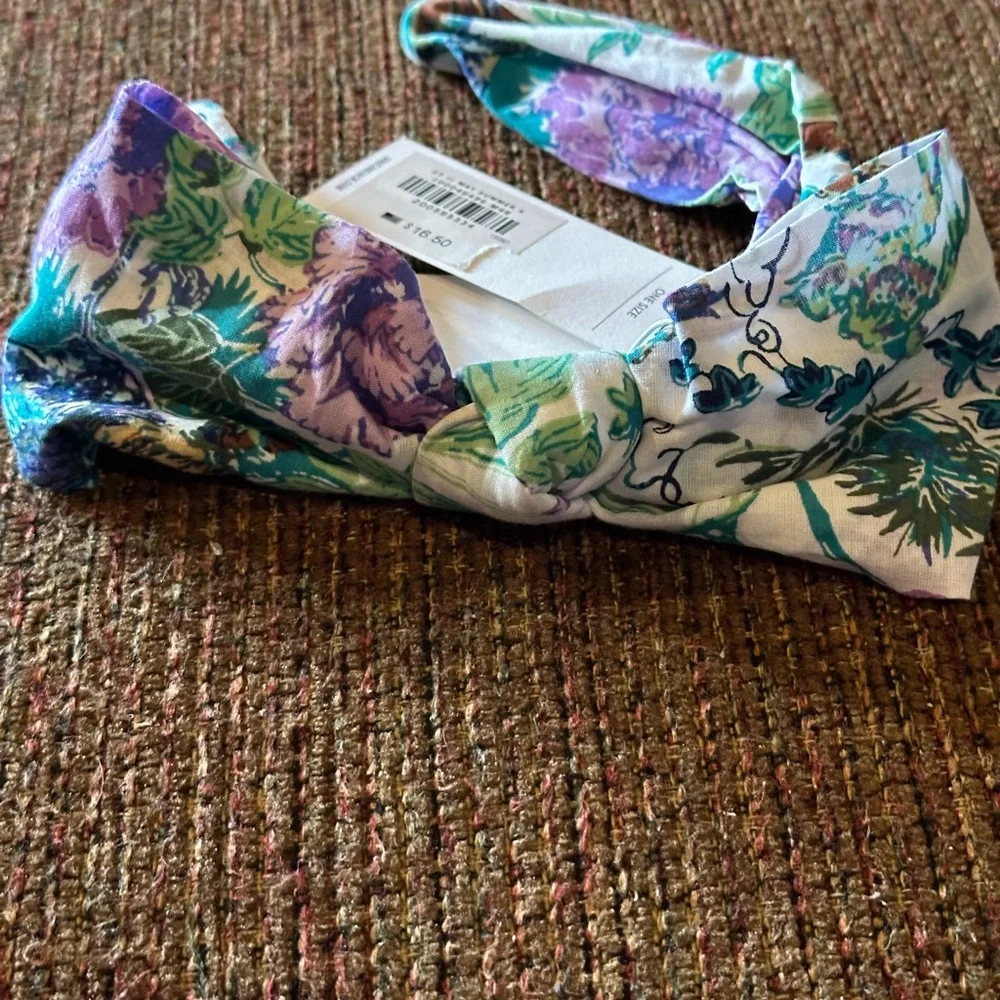 JANIE and JACK FLORAL BOW HEADBAND